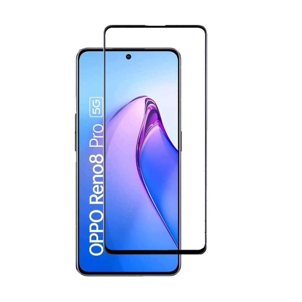 Helmet Diamond Glass 5D Oppo Reno 8 Pro, Black