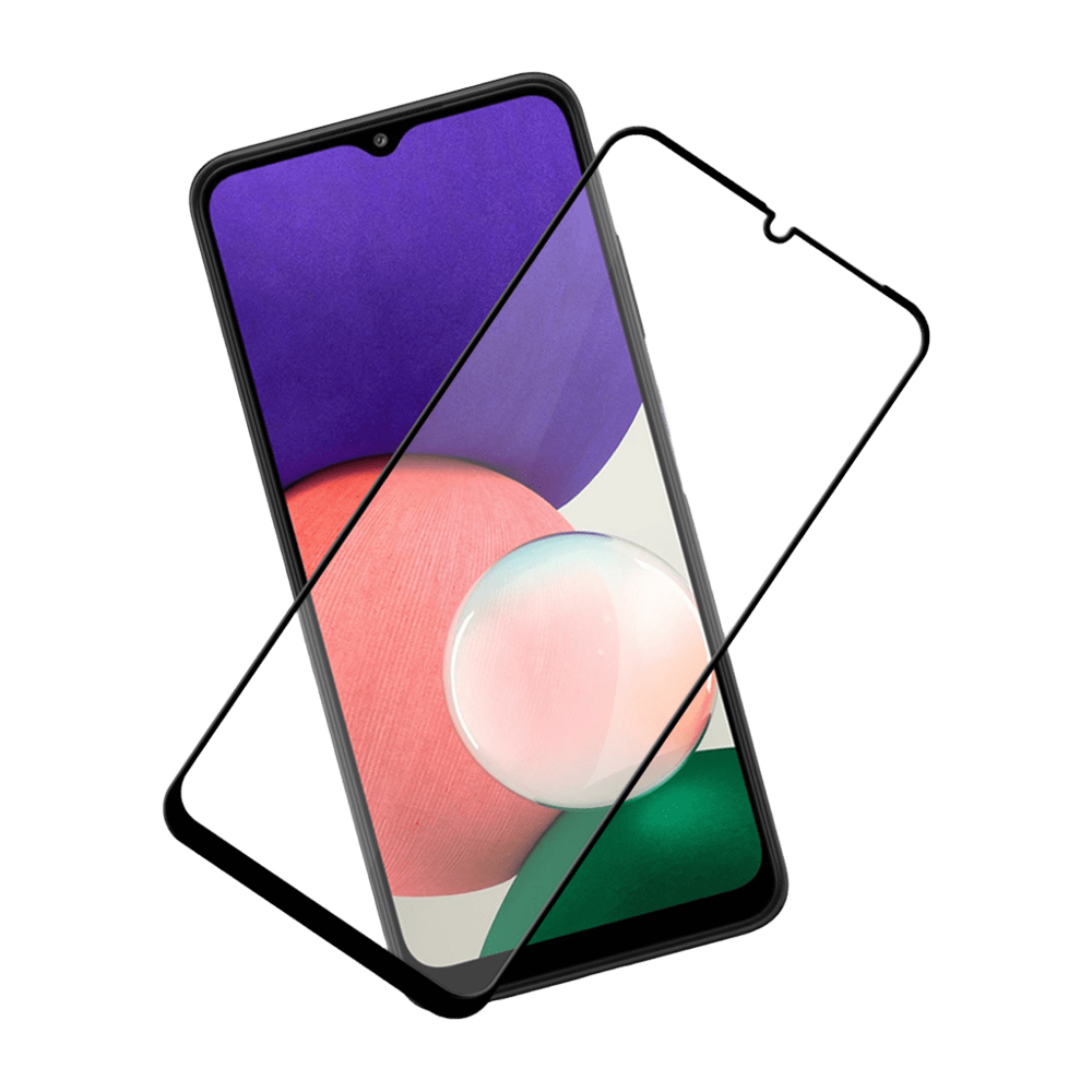 Helmet Diamond Glass 4D Samsung A22, Black - Image 2