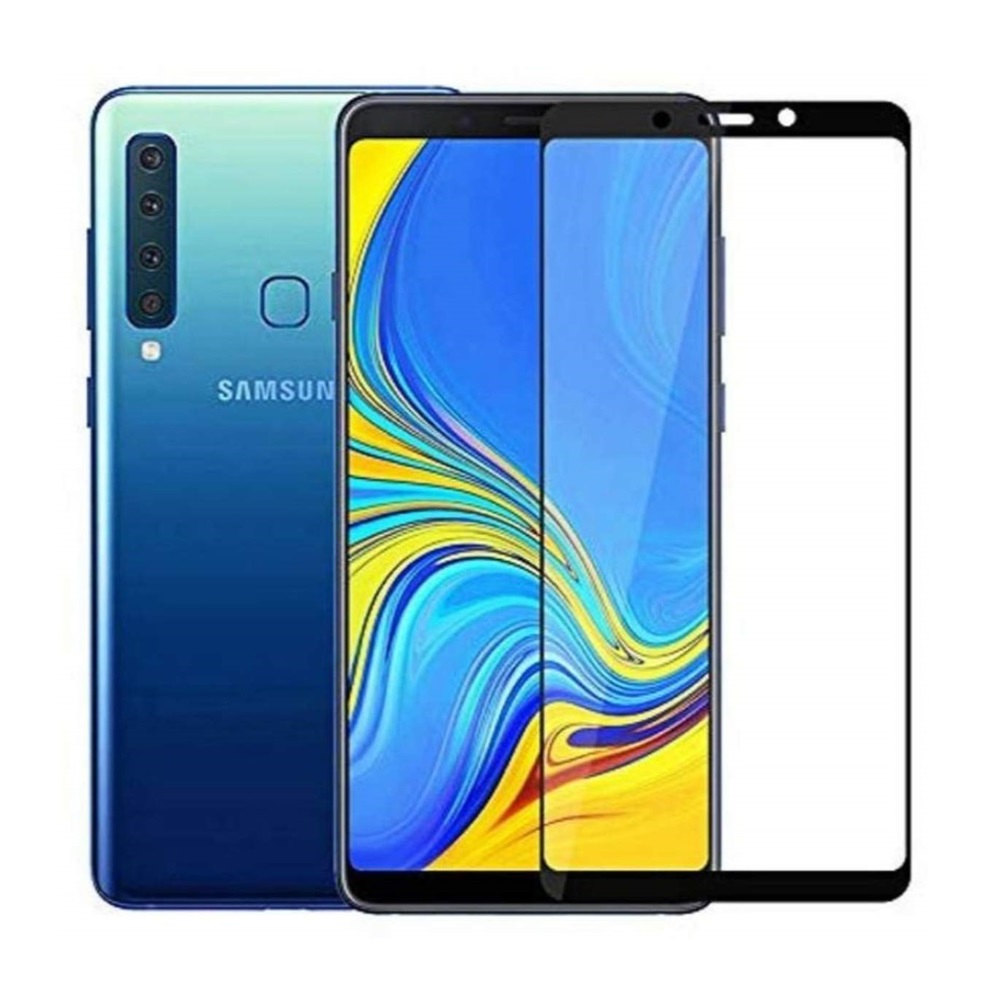 Helmet Diamond Glass 4D Samsung A9 (2018), Black - Image 2