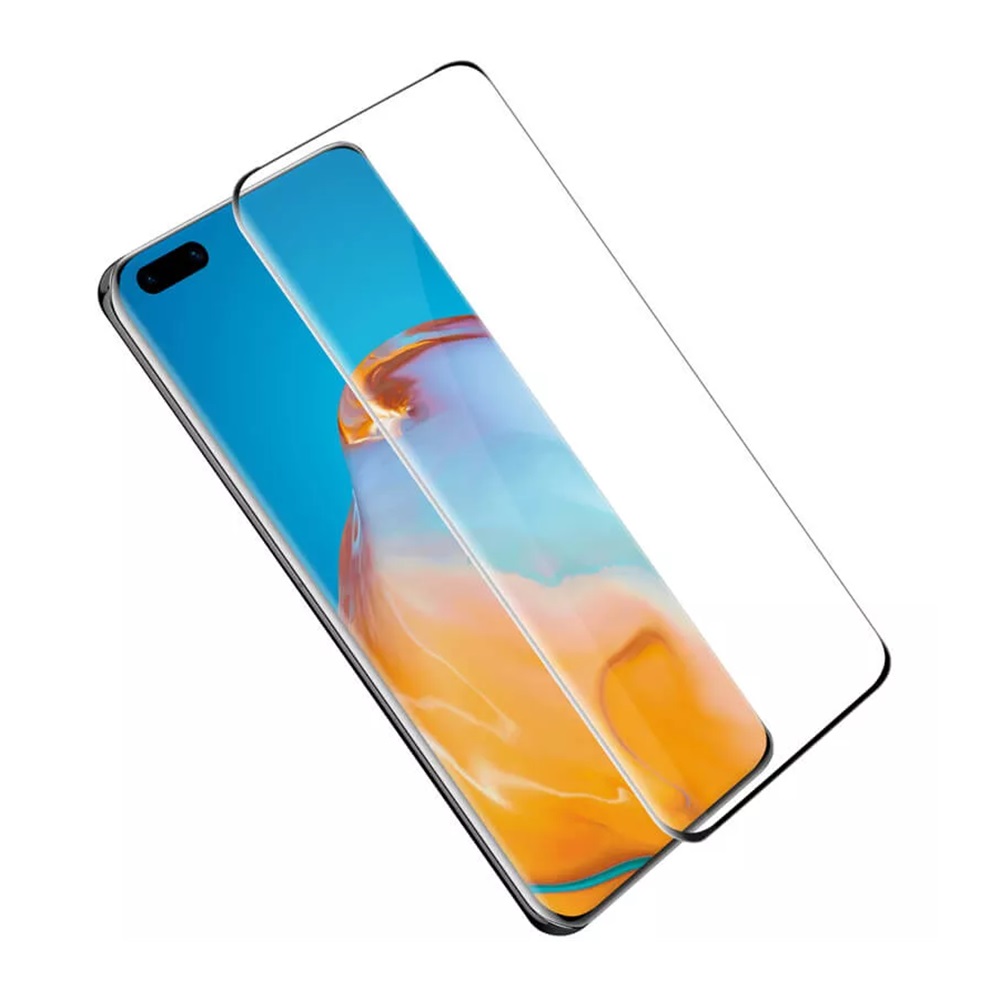 Helmet Diamond Glass 4D Huawei P40 Pro, Black - Image 2