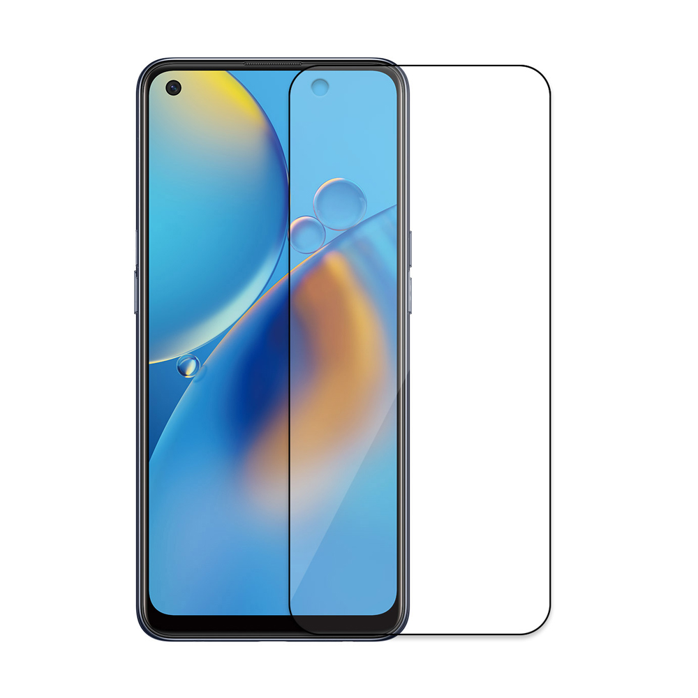Helmet Diamond Glass 4D Oppo A74, Black