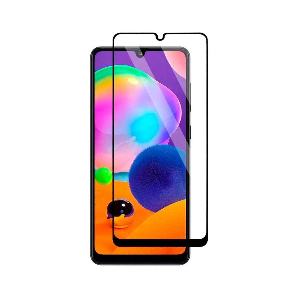 Helmet Diamond Glass 4D Samsung A33/A32 , Black (V2) - Image 2