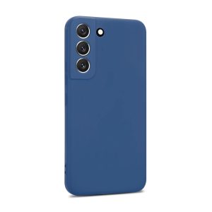 Helmet Case Liquid Silicone Samsung S22, Blue