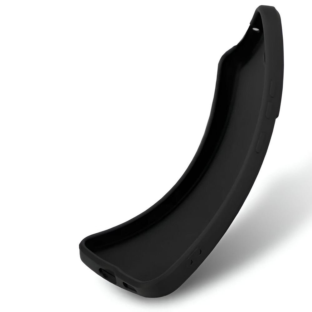 Helmet Case Liquid Silicone Samsung S22+, Black - Image 3
