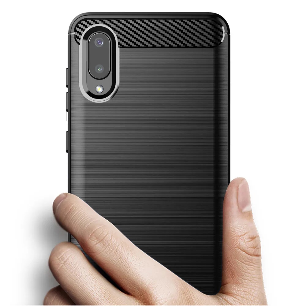 Helmet Case Carbon Samsung A02, Black - Image 2