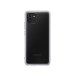 Helmet Case TPU Soft Samsung A03, Clear