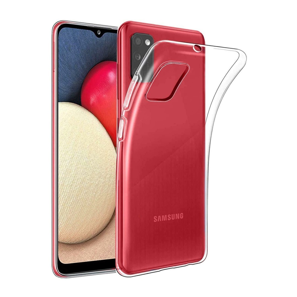 Helmet Case TPU Soft Samsung A03S, Clear