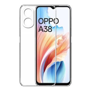 Helmet Case TPU Soft Oppo A38, Clear