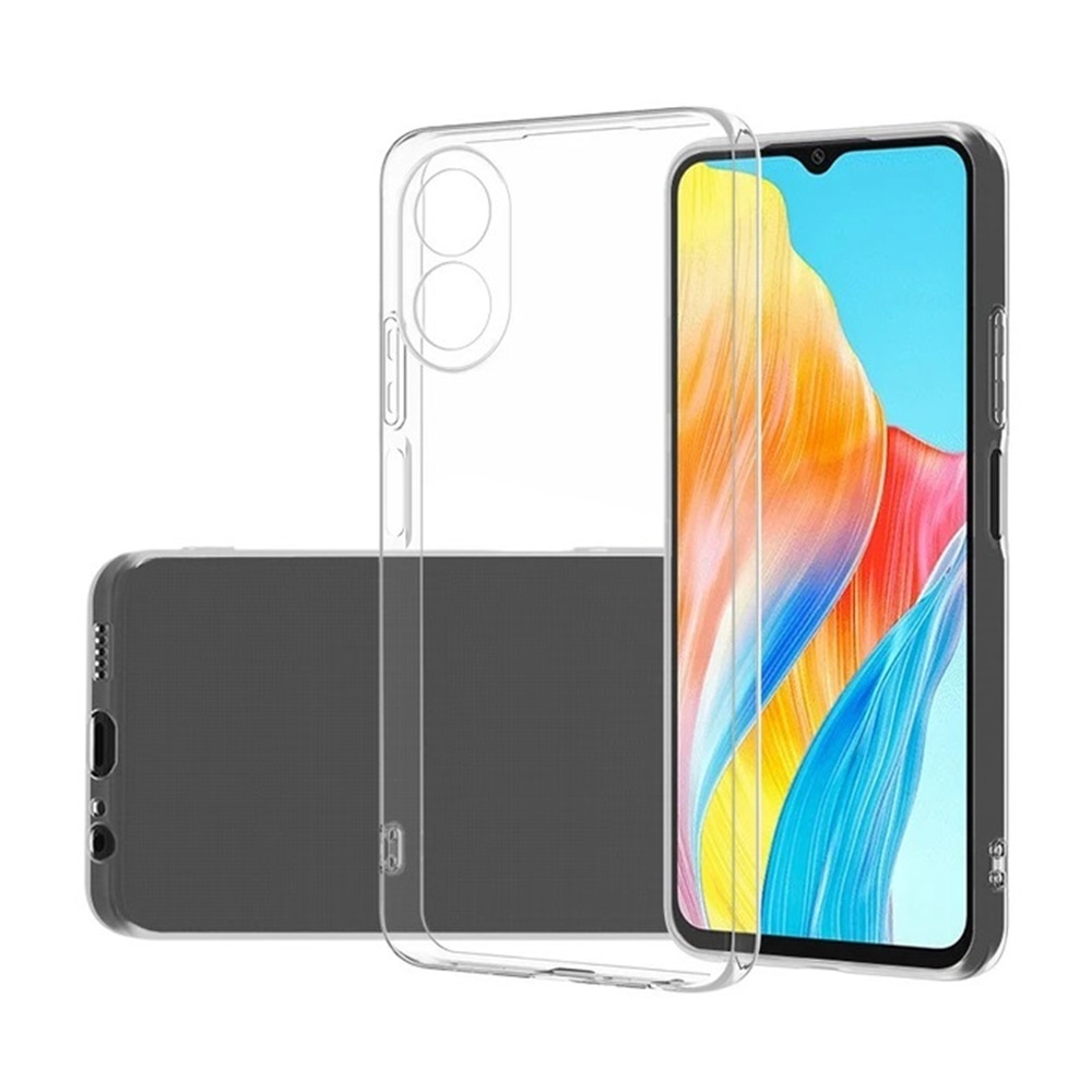 Helmet Case TPU Soft Oppo A38, Clear - Image 2