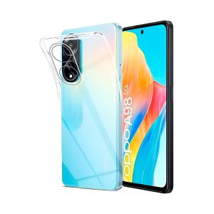 Helmet Case TPU Soft Oppo A98, Clear