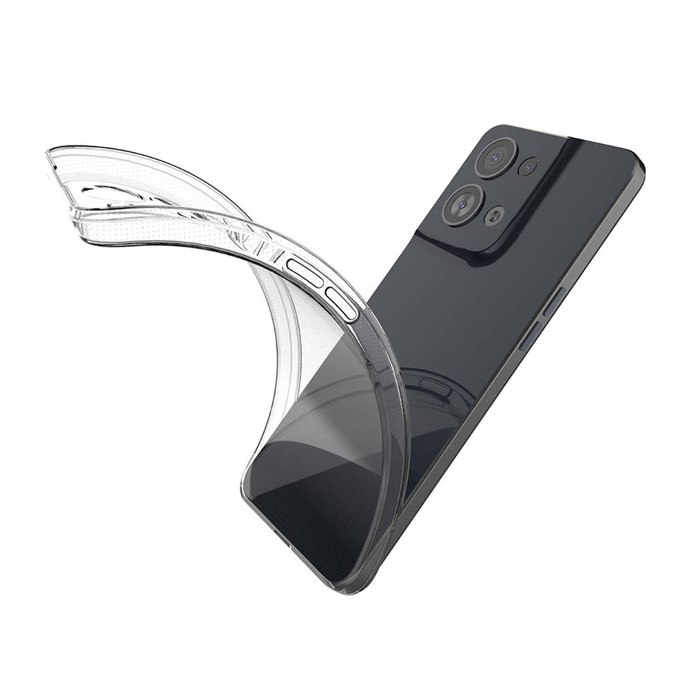 Helmet Case TPU Soft Oppo Reno 8 Pro, Clear - Image 3