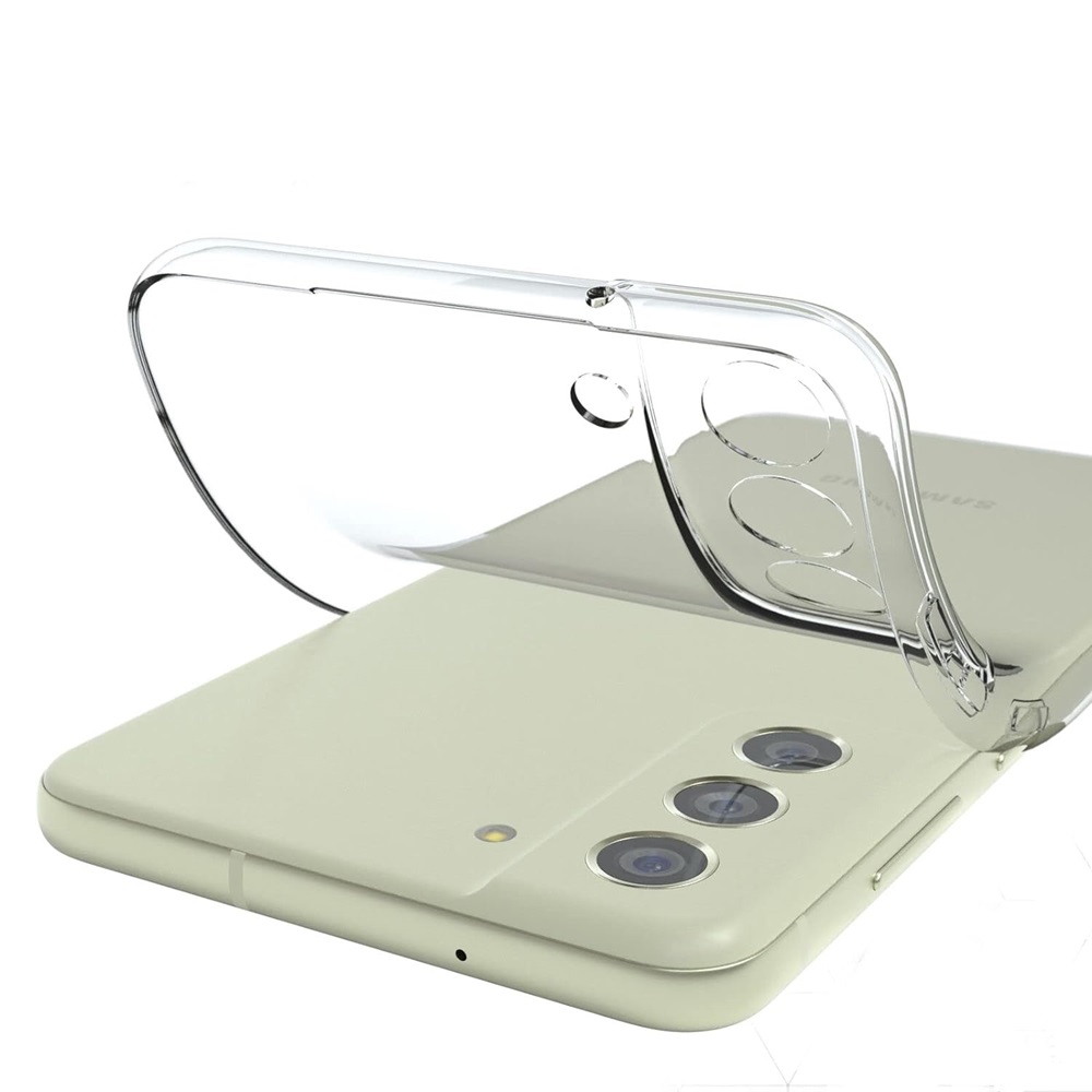 Helmet Case TPU Soft Samsung S21FE, Clear - Image 2