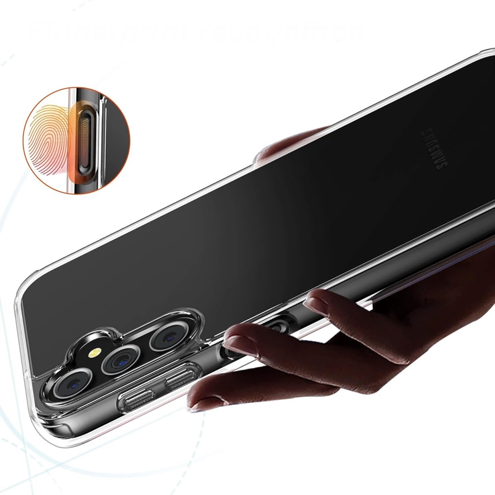 Helmet Case TPU Soft Samsung A24, Clear - Image 3