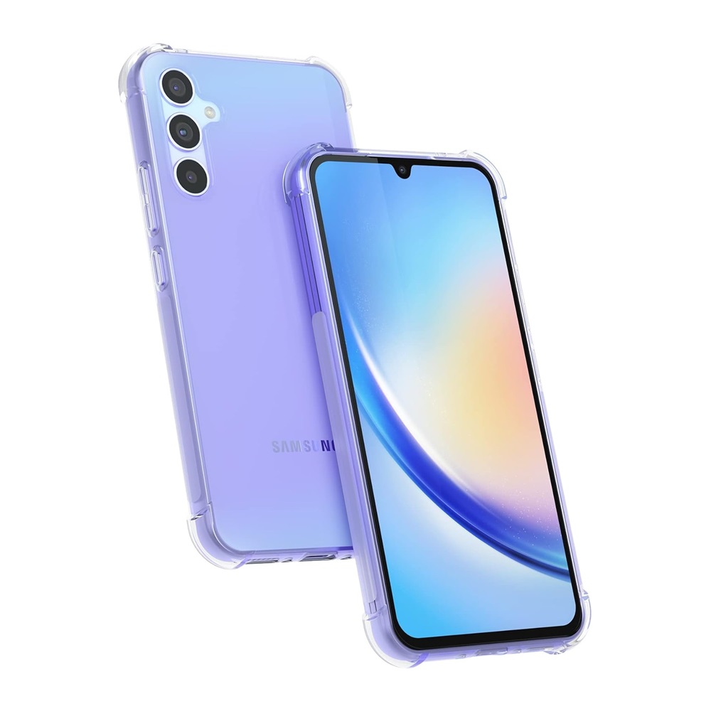 Helmet Case TPU Soft Samsung A34, Clear - Image 2