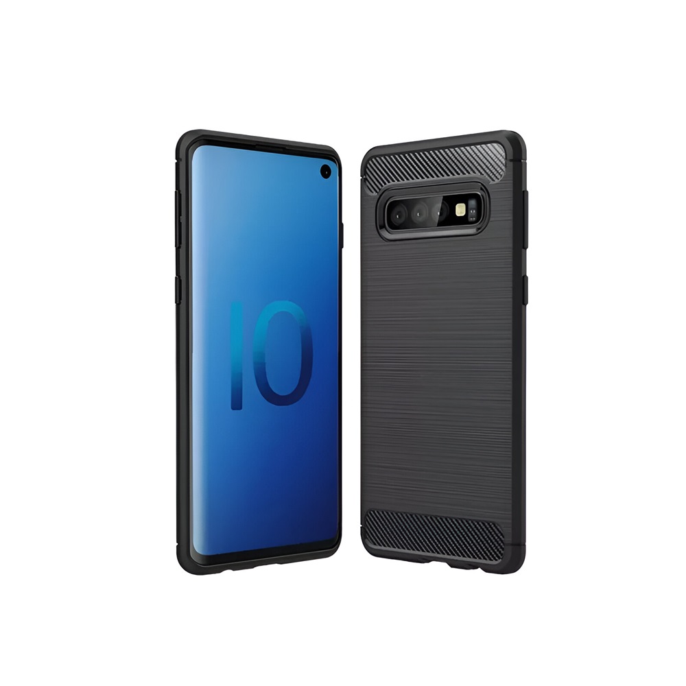 Helmet Case Carbon Shockproof Samsung S10E, Black - Image 3