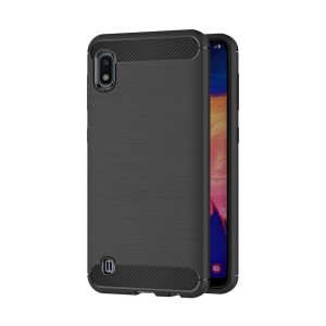 Helmet Case Carbon Samsung A10, Black