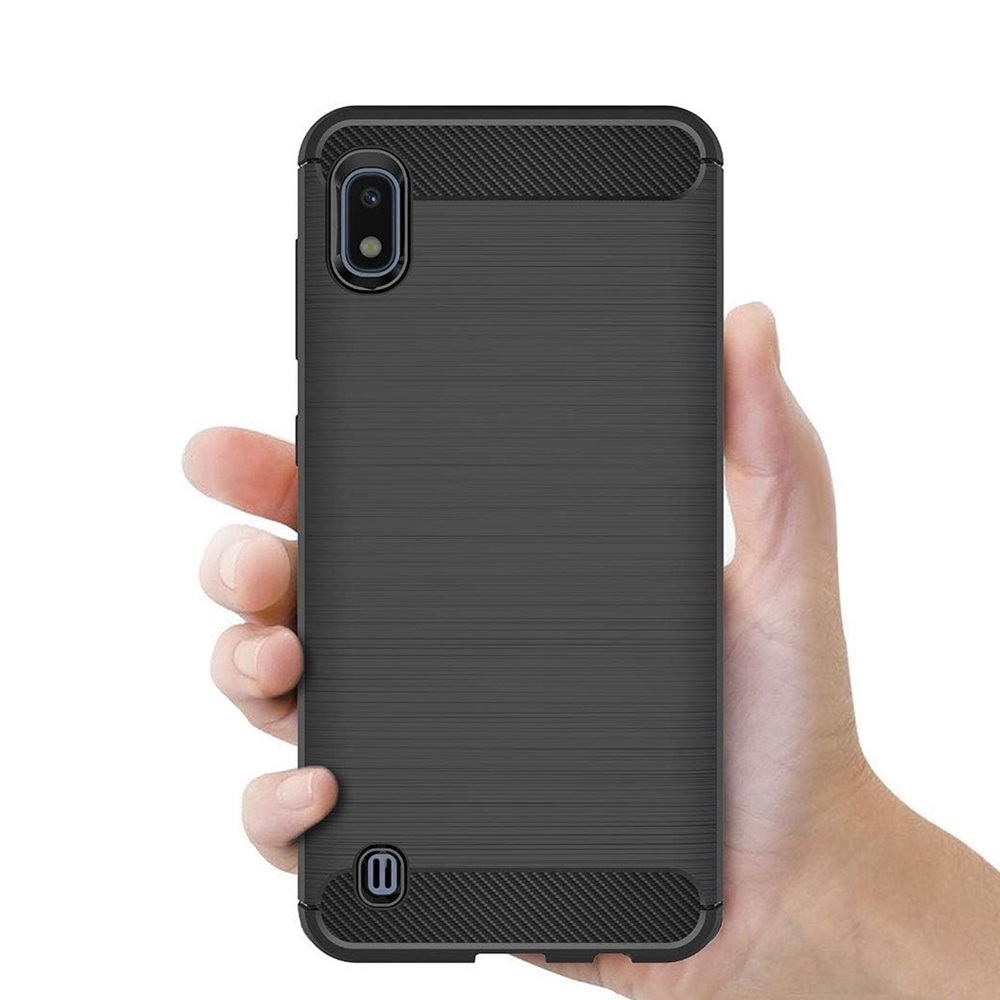 Helmet Case Carbon Samsung A10, Black - Image 3