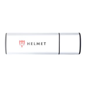 Helmet USB Drive 2.0 Basic Line 16 GB, Silver