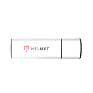 Helmet USB Drive 2.0 Basic Line 64 GB, Silver