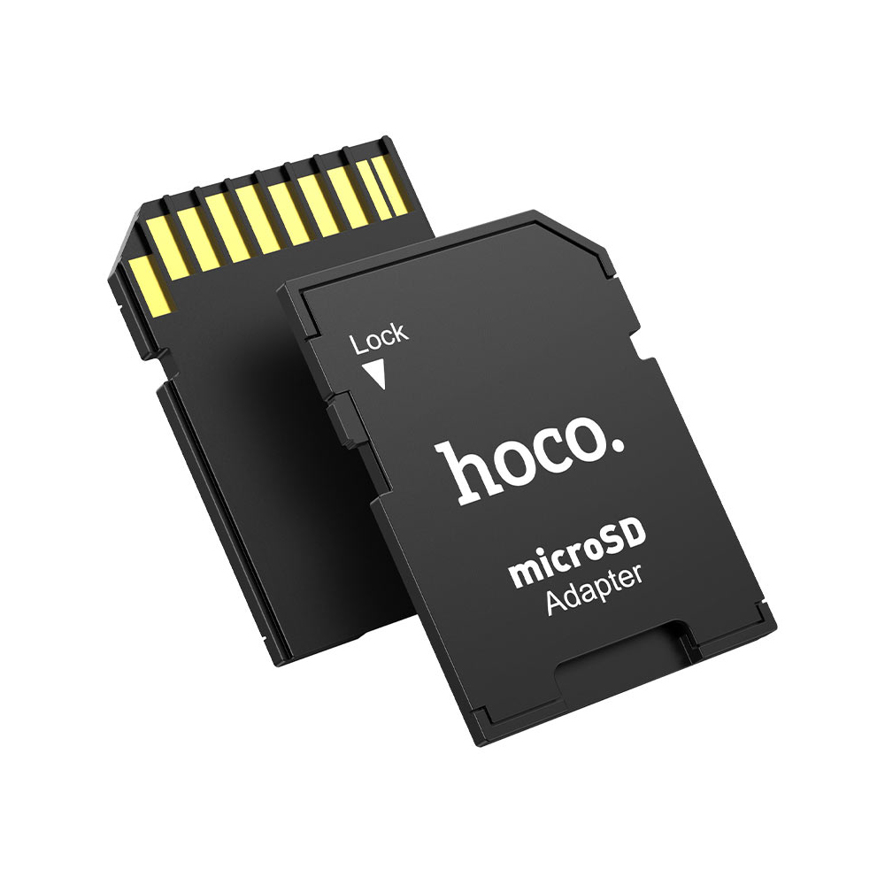 Hoco HB22 TF To SD Card Holder, Black - Image 3