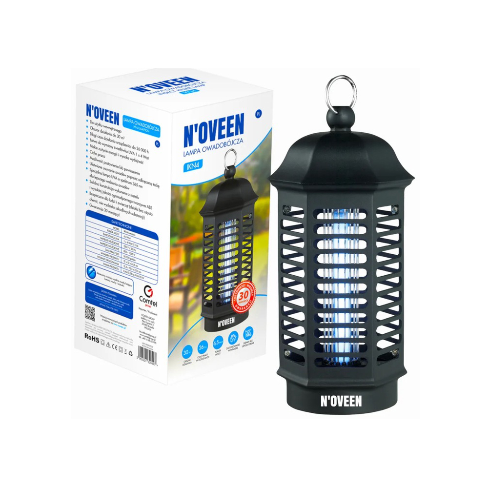 NOVEEN Insect killer lamp IKN4 lampion, area up to 30 m2 - Image 3