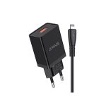 Jokade Wall Charger with Cable USB to Lightning Single Port 5A JB022, Black