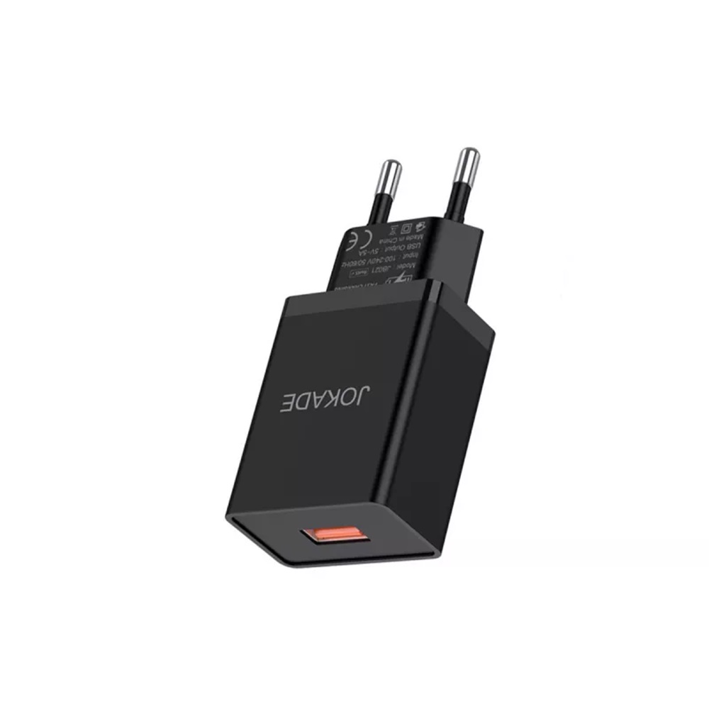 Jokade Wall Charger with Cable USB to Type-C Single Port 5A JB022, Black - Image 2