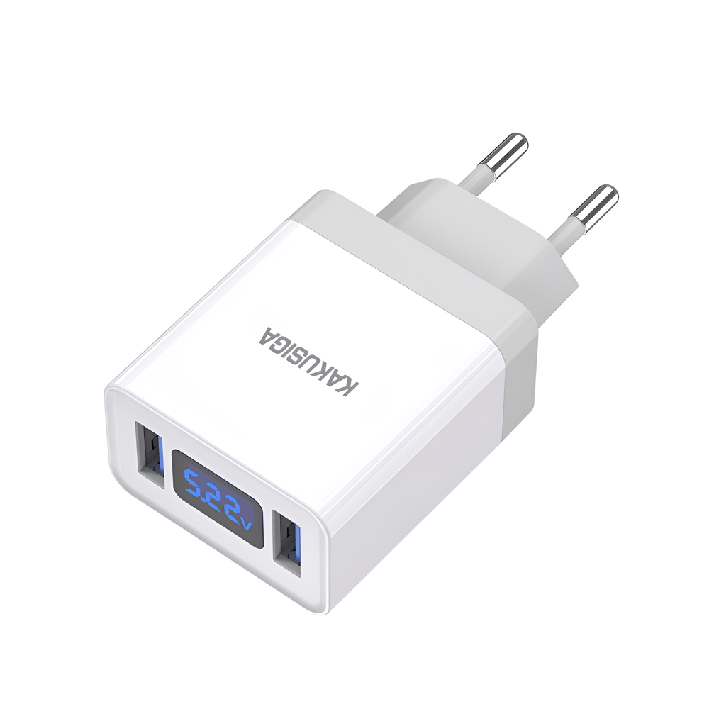 Ksiga Wall Charger Dual Port KSC-756 Bangneng, White - Image 2