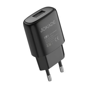 Jokade Wall Charger Single Port 3A Zuochong, Black