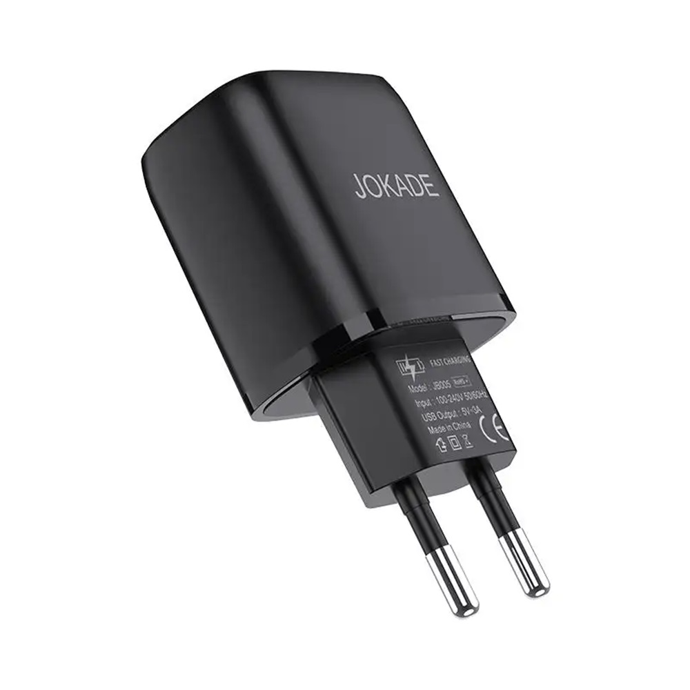 Jokade Wall Charger Single Port 5A Salian, Black - Image 2