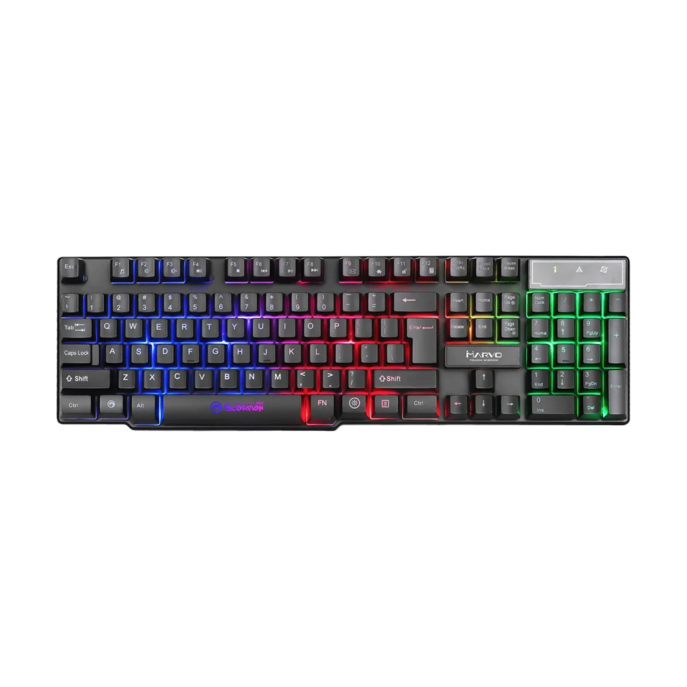 Marvo Combo Keyboard+Mouse+Mouse Pad+Headset CM370 Gaming Kit - Image 2