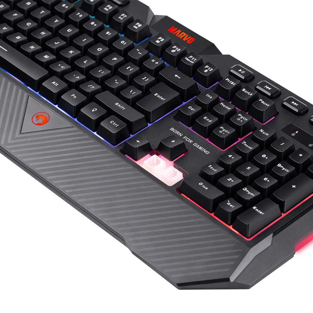 Marvo Keyboard K656 Wired Gaming US LED Rainbow - Image 4