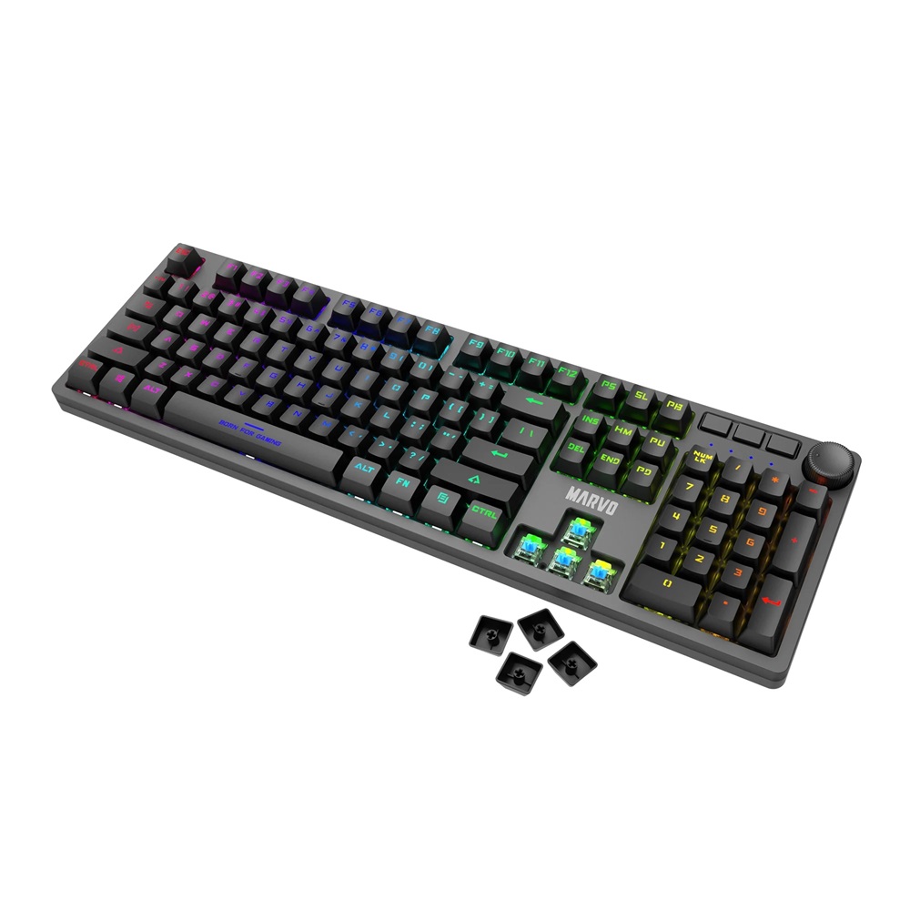 Marvo Keyboard Mechanical KG954 Wired Gaming US RGB - Image 2