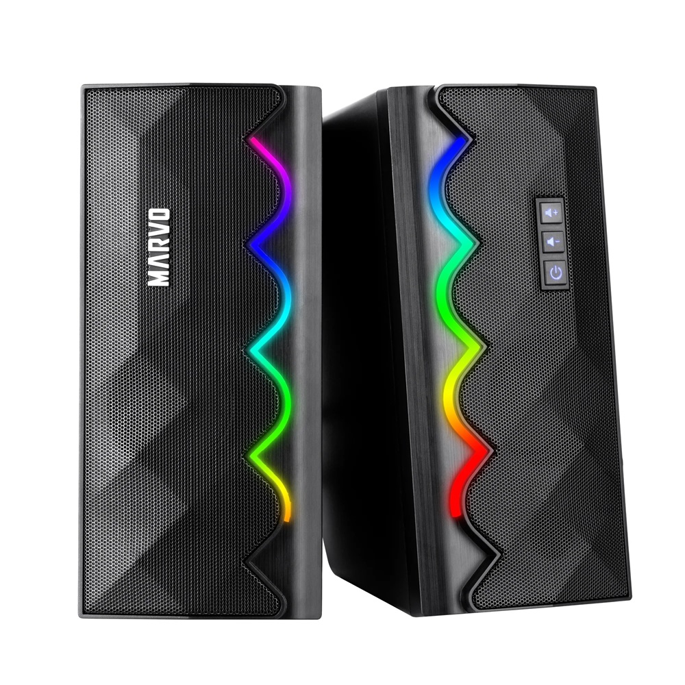 Marvo Speaker SG-269, 2.0, 6W, Bluetooth 5.0, Black