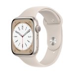 Apple Watch Series 8 GPS 45mm, Starlight Aluminium Starlight Sport Band