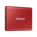 External SSD 1TB Samsung T7, USB 3.2, Red