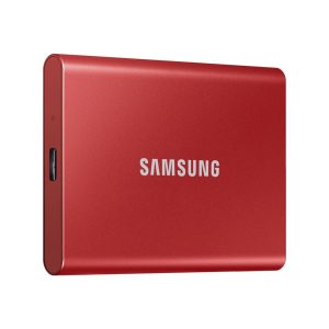External SSD 1TB Samsung T7, USB 3.2, Red