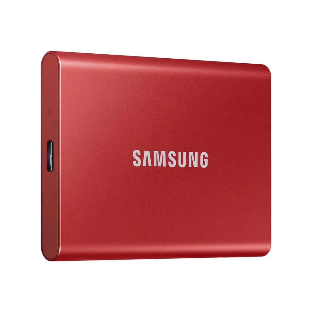 External SSD 1TB Samsung T7, USB 3.2, Red