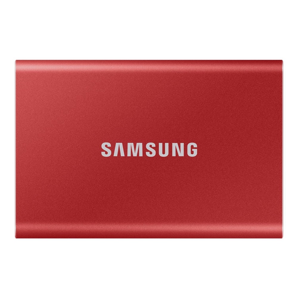 External SSD 1TB Samsung T7, USB 3.2, Red - Image 2