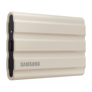External SSD 2TB Samsung T7 Shield, USB 3.2, Beige
