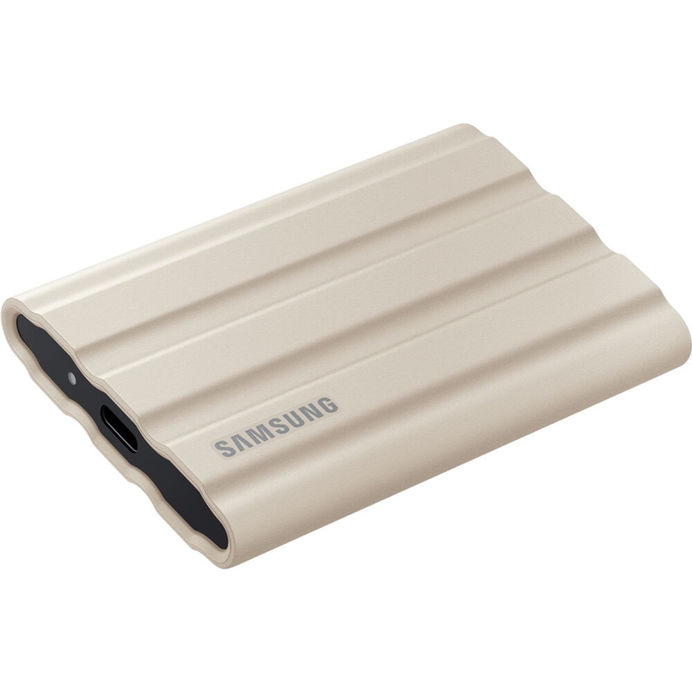 External SSD 2TB Samsung T7 Shield, USB 3.2, Beige - Image 2