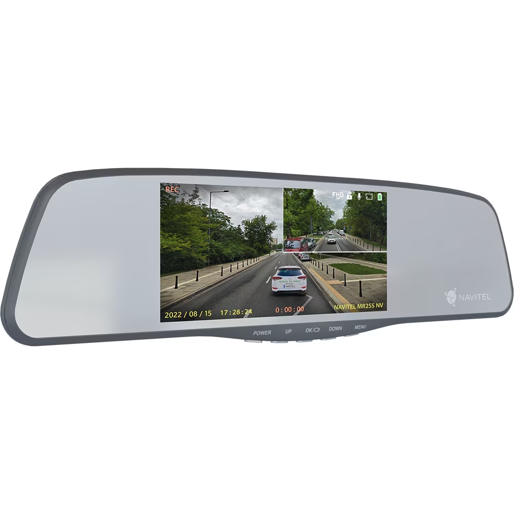 Navitel MR255NV Mirror Car Video Recorder + Rear Camera - Image 3