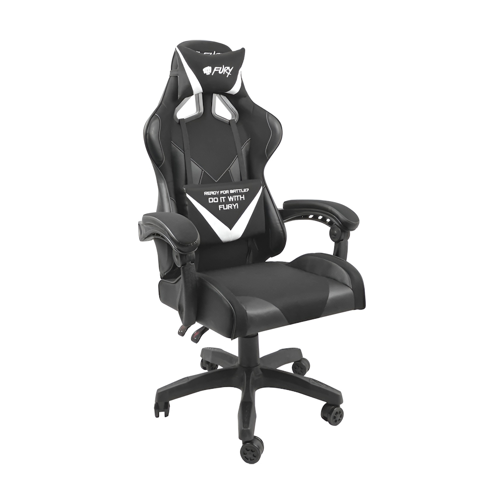 Fury Chair Avenger L, Black/White - Image 2