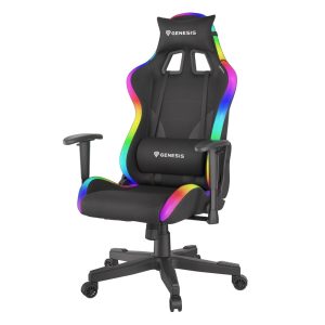 Genesis Chair Trit 600 RGB Backlight, Black