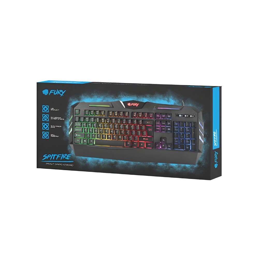 Fury Keyboard Spitfire, US Layout, With Backlight - Image 3
