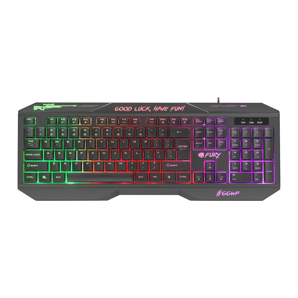 Fury Keyboard Hellfire 2, RU Layout, With RGB Backlight