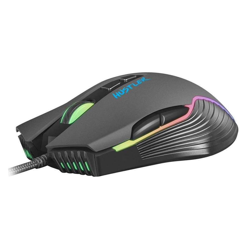 Fury Mouse Hustler, 6400 DPI, Optical, With Software, Black - Image 2