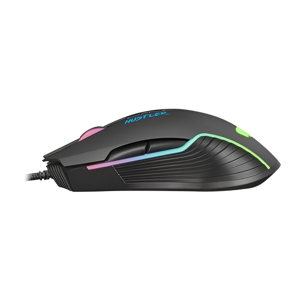 Fury Mouse Hustler, 6400 DPI, Optical, With Software, Black - Image 3