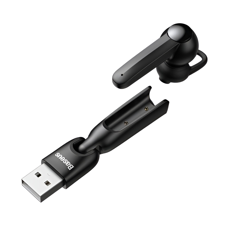 Baseus In-Ear Headset Bluetooth Encok Vehicle-Mounted A05, Black - Image 3