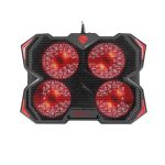 Genesis Cooling Pad Oxid 260, 4 Fans, for 15,6" - 17.3" 2 USB, Led Light